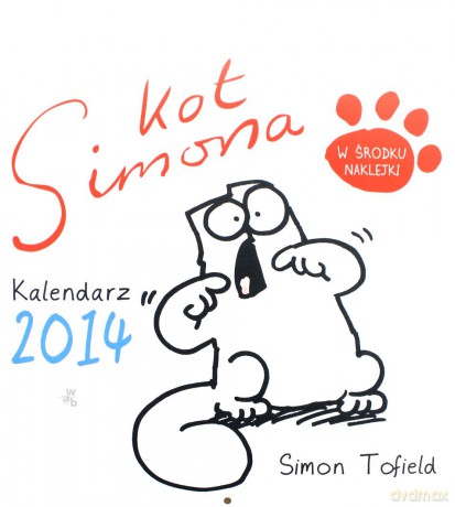 Kalendarz 2014 Kot Simona - Simon Tofield [KSIĄŻKA]