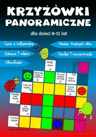 Krzyżówki panoramiczne dla dzieci 8-12 lat - Agnieszka Wileńska [KSIĄŻKA]
