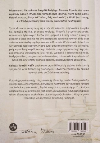 Listy do papieża Zachęta do szukania nowych dróg - Tom Halik, Andrzej Babuchowski [KSIĄŻKA]