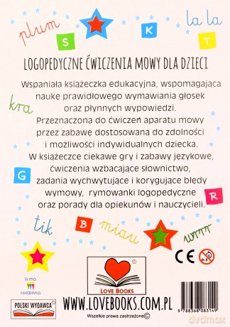 Logopedia. Ćwiczenia mowy dla dzieci - Agnieszka Wileńska [KSIĄŻKA]