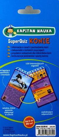 Konie Superquiz Kapitan Nauka [KSIĄŻKA]