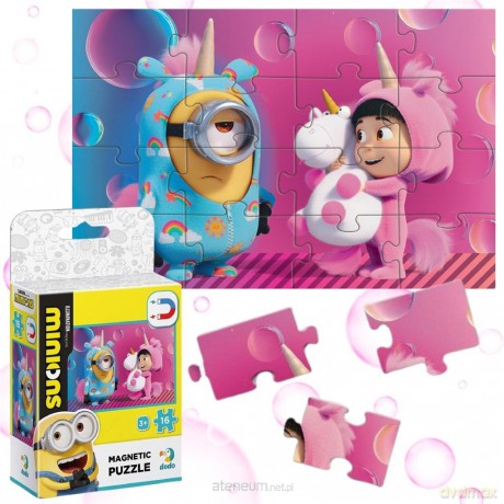 Magnetyczne puzzle Minionki [PUZZLE]