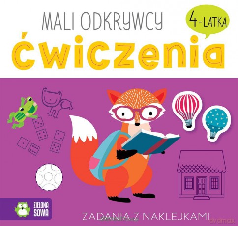 Mali odkrywcy. Ćwiczenia 4-latka - Justyna Tkocz [KSIĄŻKA]