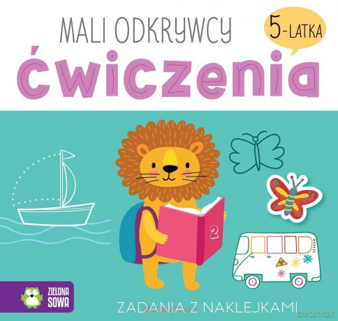 Mali odkrywcy. Ćwiczenia 5-latka - Justyna Tkocz [KSIĄŻKA]