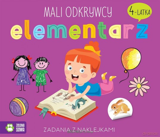 Mali odkrywcy. Elementarz 4-latka - Justyna Tkocz [KSIĄŻKA]