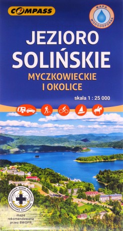 Mapa Jezioro Solińskie, Myczkowieckie.. lam