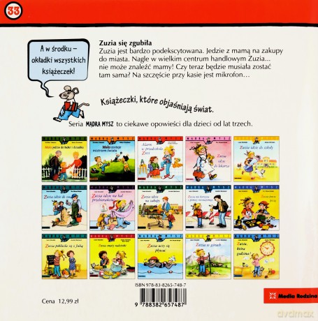 Mądra Mysz. Zuzia się zgubiła - Liane Schneider [KSIĄŻKA]