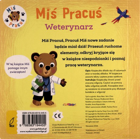 Miś Pracuś. Weterynarz - Benji Davies [KSIĄŻKA]