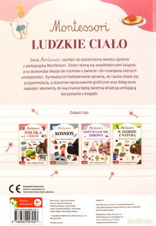 Montessori. Ludzkie ciało - Zuzanna Osuchowska, Marcelina Gradowska [KSIĄŻKA]