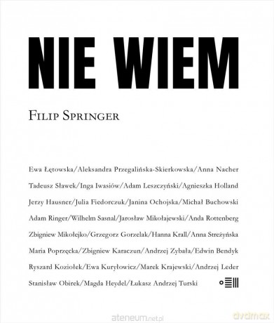 Nie wiem - Filip Springer [KSIĄŻKA]