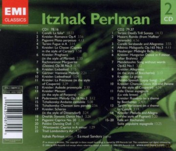 Perlman: Gemini-Kreisler Encores [2CD]