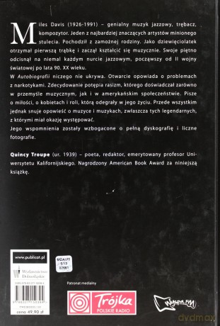 Miles Autobiografia - Miles Davis, Quincy Troupe [KSIĄŻKA]