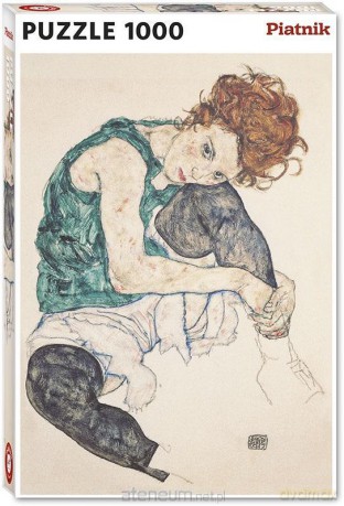 PIATNIK 1000 el. - Schiele, Siedząca Kobieta [PUZZLE]
