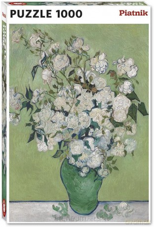 PIATNIK 1000 el. - Van Gogh, Wazon z różami [PUZZLE]