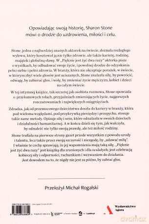 Pięknie jest żyć dwa razy - Sharon Stone [KSIĄŻKA]