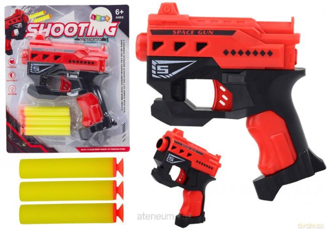 Pistolet na strzałki piankowe z przyssawkami