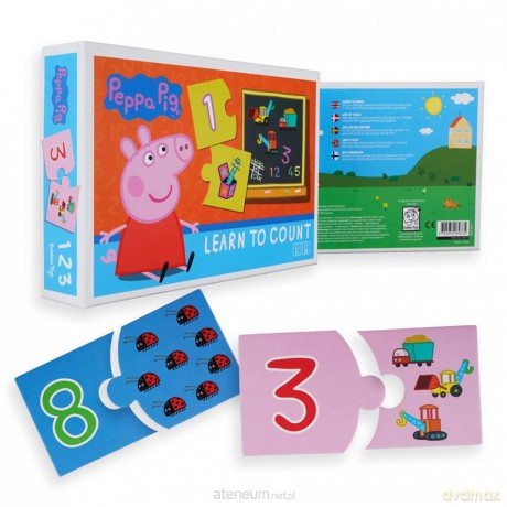 Puzzle 10 el. układanek 20el Świnka Peppa [PUZZLE]