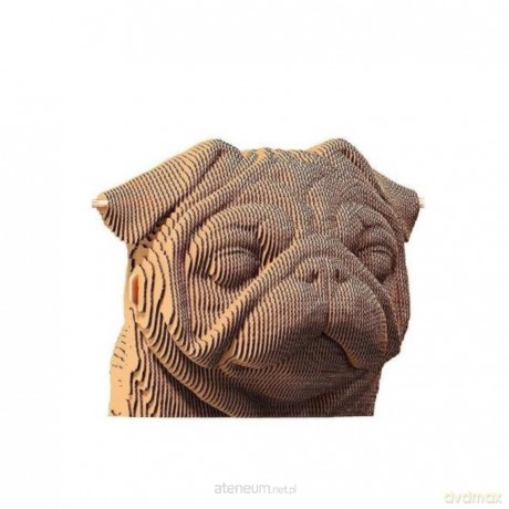 Puzzle 3D kartonowe - Mops [PUZZLE]
