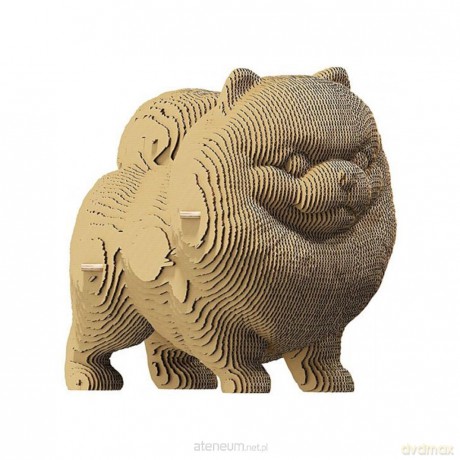 Puzzle 3D kartonowe - Pomeranian Spitz [PUZZLE]