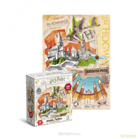 Puzzle 450 el. Harry Potter. Hogwarts School [PUZZLE]