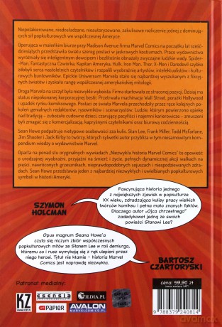 Niezwykła Historia Marvel Comics - Sean Howe [KSIĄŻKA]