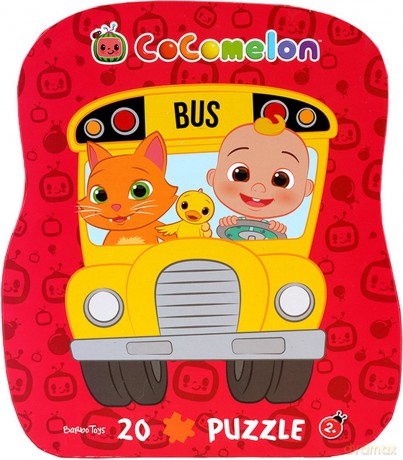 Puzzle dla dzieci w ozdobnym pudełku Autobus [PUZZLE]