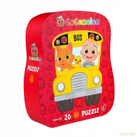 Puzzle dla dzieci w ozdobnym pudełku Autobus [PUZZLE]