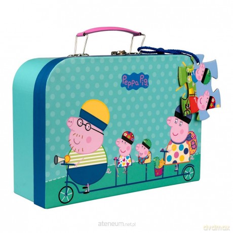 Puzzle dla dzieci w walizce 26el Świnka [PUZZLE]