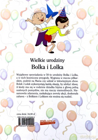 Nowe Przygody Bolka I Lolka Urodziny [KSIĄŻKA]