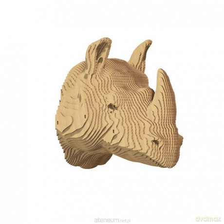 Puzzle ścienne 3D kartonowe - Nosorożec [PUZZLE]