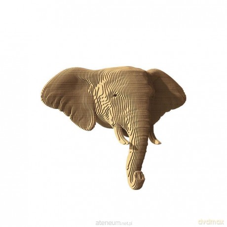 Puzzle ścienne 3D kartonowe - Słoń [PUZZLE]