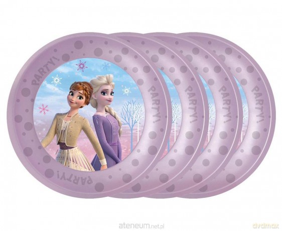 Talerz wielokrotnego użytku Frozen 21cm 4szt