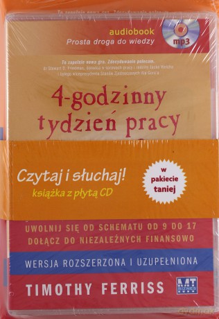 4-Godzinny Tydzień Pracy - Timothy Ferriss Pakiet  [KSIĄŻKA]+[CD]
