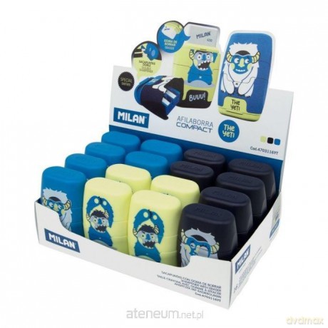Temperówko-gumka Compact The Yeti (16szt)