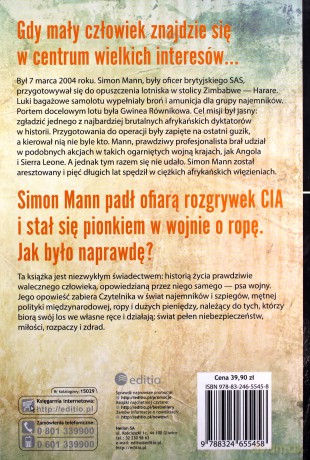 Pies Wojny - Simon Mann [KSIĄŻKA]