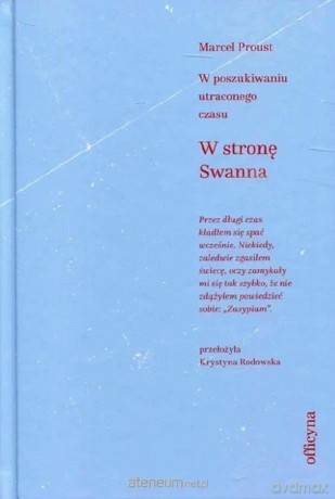 W stronę Swanna - Marcel Proust [KSIĄŻKA]