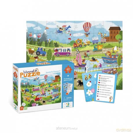 Wimmelpuzzle 60 el. Wspaniały Transport [PUZZLE]