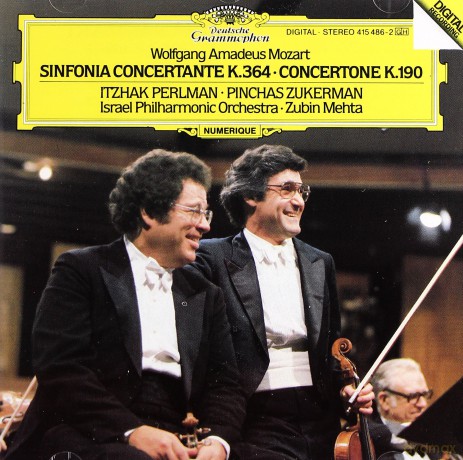 Perlman: Mozart:Simfonia Concertante [CD]