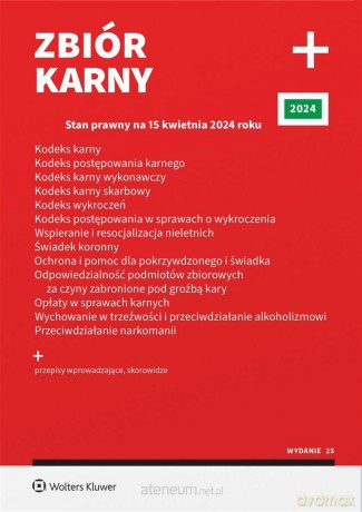Zbiór karny PLUS 2024 w.25 [KSIĄŻKA]