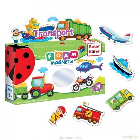 Zestaw magnesów. Transport [PUZZLE]