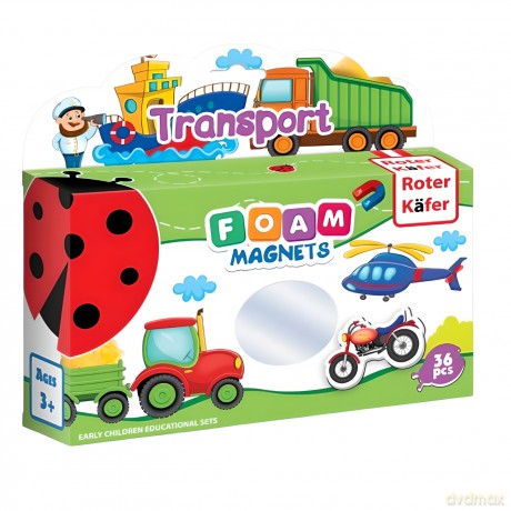 Zestaw magnesów. Transport [PUZZLE]