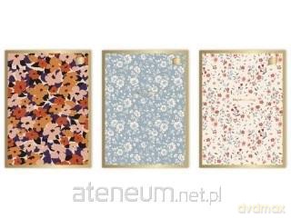 Zeszyt A4/60K kratka Metallic Floral (5szt)
