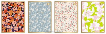 Zeszyt A5/60K kratka Metallic Floral (10szt)