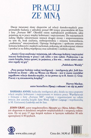 Pracuj Ze Mną - Barbara Annis,John Gray [KSIĄŻKA]