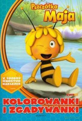 Pszczółka Maja Kolorowanki I Zgadywanki (NIEBIESKIE) [KSIĄŻKA]
