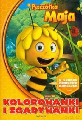 Pszczółka Maja Kolorowanki I Zgadywanki (ŻÓŁTE) [KSIĄŻKA]