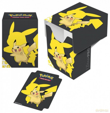 Pudełko Deck Box Pikachu czarno-żółte [GRA]