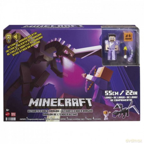 Zestaw figurek Minecraft Potężny Smok Kresu z dźwiękami [FIGURKA]