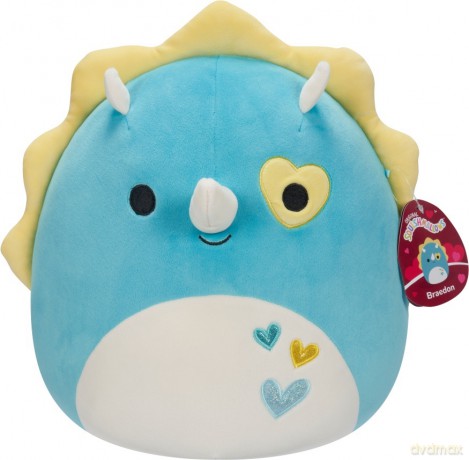 SQUISHMALLOWS Triceratops Braedon pluszak, 30 cm