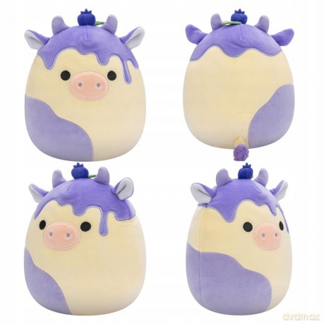 Squishmallows Maskotka pluszowa 19cm Benito krowa